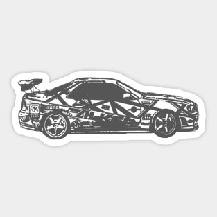 R34 Plain and Simple! Sticker